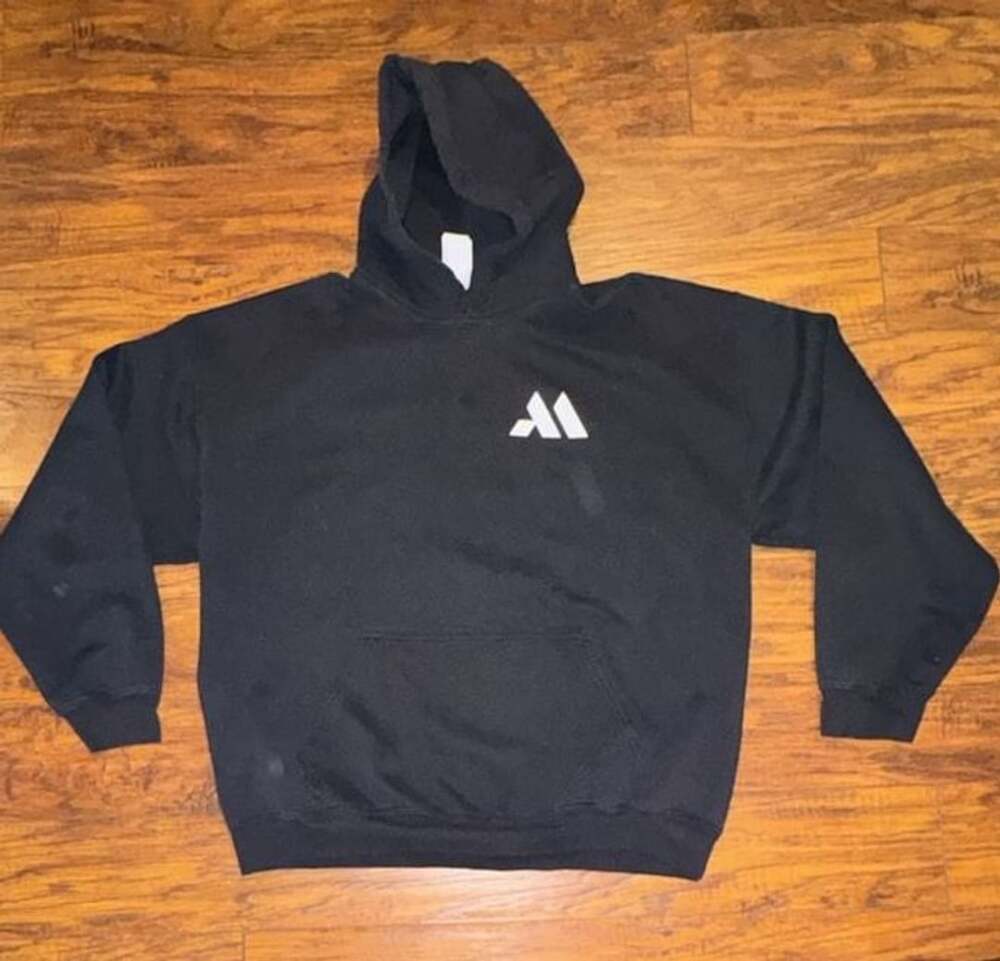Gildan Frontier Mining Hoodie Size XL Black Heavy Blend Pullover